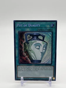 Pot of Duality 1st Edition Secret Rare RA02-EN057 Yu-Gi-Oh! - Picture 1 of 2