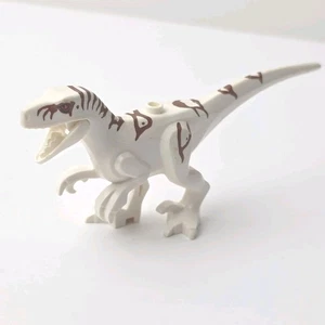 Lego Jurassic World Dominion weiße Dinosaurier Atrociraptor Figur Atrocira - Bild 1 von 5
