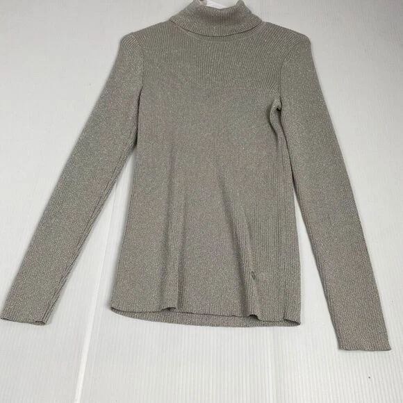 Ralph Lauren Women's Long Sleeve Sweater, Grey, Size M Turtleneck.Casual - Image 1 of 4