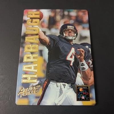 1993 Action Packed Jim Harbaugh Bears #QB6 - Image 1 of 3