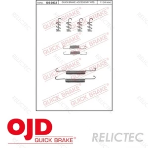 Rear Parking Brake Shoes Fitting Kit Accessory Volvo:XC90 I 1,C70 II 2 - Picture 1 of 2