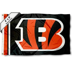 Cincinnati Bengals Big 4x6 Foot Flag - Picture 1 of 4
