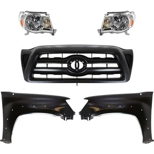 Headlamps For 2005-2010 Toyota Tacoma Driver and Passenger Side Kit LH RH - Picture 1 of 12