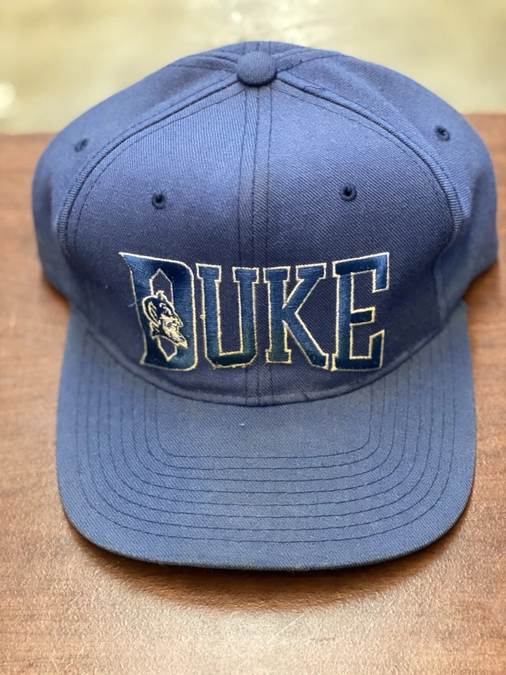 Boné Snapback Duke Blue Devils Anos 90 Vintage Starter Flames - Imagem 1 de 2
