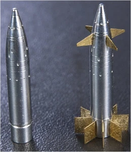 AFV Club 1/35 M982-IA Excalibur 155mm Guided Artillery Shell Set Plastic Model P - Picture 1 of 3