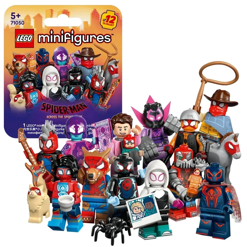 Lego 71050 Minifigure Series Spiderman Across the Spider Verse - Pick From List - Image 1 of 1