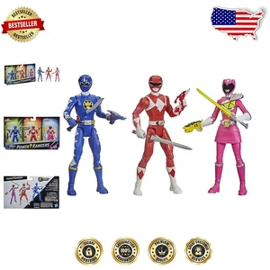 Paquete de 3 figuras de acción Mighty Morphin & Dino Charge: Beast Morphers - Edades 4+ - Imagen 1 de 7