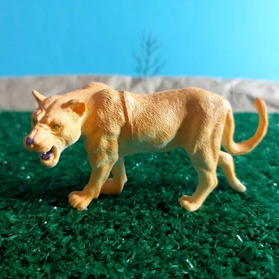 Figura Leona 4 Pulgadas Gatos Grandes Animales Salvajes Figura León PVC Juguete Coleccionable  Foto 1 de 4