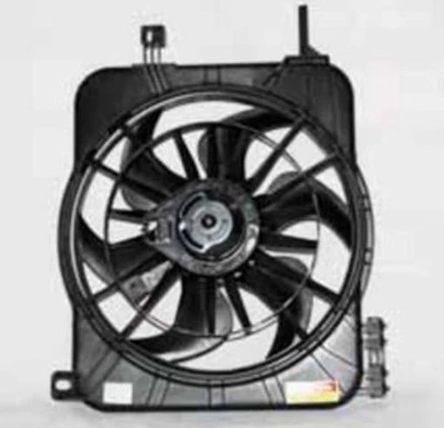 DUAL RADIATOR & CONDENSER FAN FITS CHEVROLET CAVALIER 1995-2002 2.4L 22136897 - Image 1 of 2