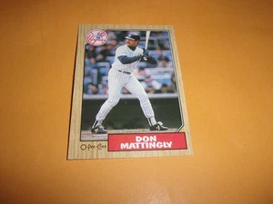 1987 O-Pee-Chee Baseball Don Mattingly New York Yankees Card - Picture 1 of 2