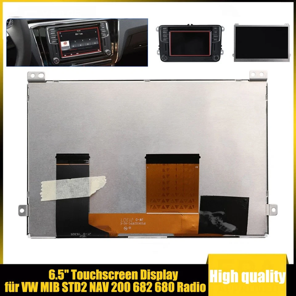 Display LCD touch screen 6,5" per VW MIB STD2 200 680 600 TDO-WVGA0633F00045 - Immagine 1 di 4