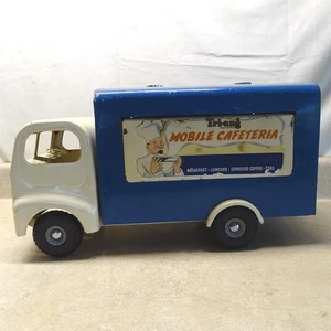 Vintage Tri-ang Mobile Cafeteria Truck, Heavy Pressed Steel 18.5", England - Picture 1 of 23