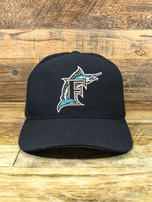 De Colección Florida Marlins Deportes Especialidades Gorra Gorra Snapback Raro Color Azul Marino Foto 1 de 4