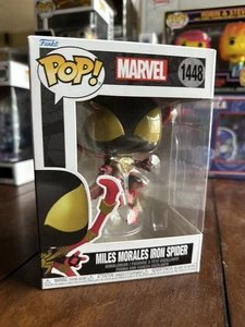 Funko Pop! Vinilo: Miles Morales Iron Spider - #1448 - Marvel - Nuevo - Imagen 1 de 7