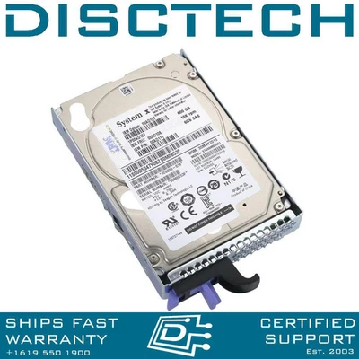 IBM 00AD107 00AD109 SAS Hard Drive 600GB 2.5" 10K Enterprise 6Gbps x3100 M4 - Image 1 of 4
