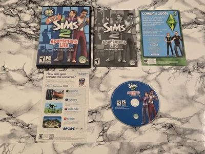 The Sims 2 - Apartment Life - Expansion Pack + Key (PC) -- With Manual - Image 1 of 2