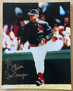 JOE MORGAN, 100 % AUTHENTISCHES HANDSIGNIERTES 8" x 10" FOTO, RED SOX LEGEND! - Bild 1 von 1
