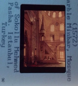 Mosque Of Sokollu Mehmed Pasha, Istanbul. 35mm Slide Islamic Architecture - Picture 1 of 3