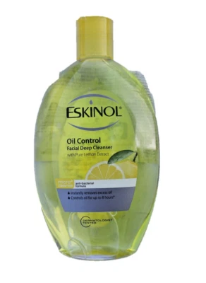 Eskinol Oil Control 225ml Facial Cleanser Pimple & Oil Deep Cleanser Water - Image 1 of 2