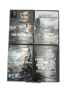 Lot of 4 007: Sean Connery James Bond DVD From Russia with Love New Sealed - Picture 1 of 2