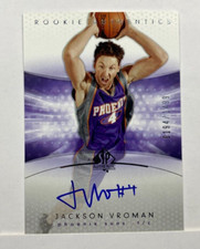 2004-05 SP Authentic Limited Suns Basketball Card #157 Jackson Vroman AU /1499