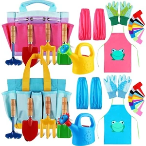 38 Pcs Kids Gardening Set Garden Tools for Toddler Outdoor Backyard Sand Toys... - Picture 1 of 7
