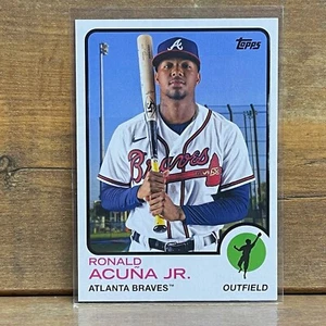 2021 Topps Archives Baseball Card #111 Ronald Acuna Jr. Atlanta Braves - Bild 1 von 2