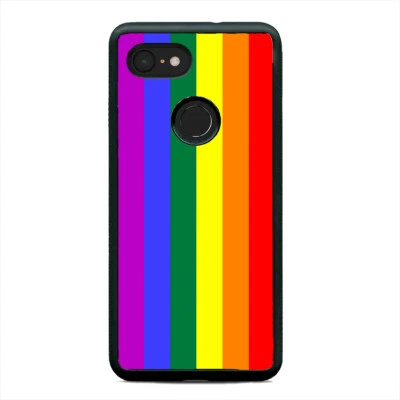 Rainbow Flag Pride Gay LGBT Love Wins Case Cover For Google Pixel 3 3XL 2XL - Image 1 of 4