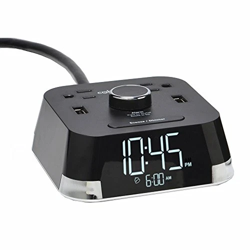 Brandstand CubieTime Alarm Clock Charger - Black (BPECT)