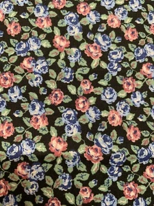 Vintage Springs Industries Floral Fabric - By The Yard - Picture 1 of 4