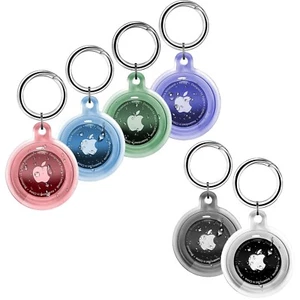 6 Pack Airtag Holder, Air Tag Case for Apple Airtag 6 Pack with Keychain, Wat... - Zdjęcie 1 z 7