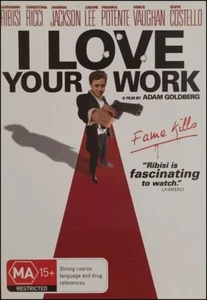 I LOVE YOUR WORK (Joshua JACKSON Giovanni RIBISI Judy GREER Christina RICCI) DVD - Picture 1 of 1