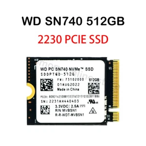 WD SN740 512GB M.2 2230 SSD NVMe PCIe4x4 For Steam Deck ASUS ROG Dell Laptop - Picture 1 of 7