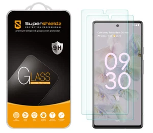 [2er-Pack] Supershieldz Hartglas Displayschutzfolie für Google Pixel 6a - Bild 1 von 5