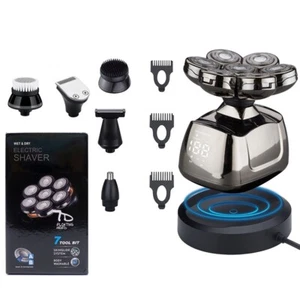 Electric Head Shaver 5 in 1 Wireless Waterproof Razor USB Smart Sensor Base - Bild 1 von 17