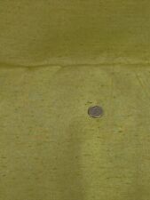 Antique Satin Fabric Green Slubbed 47"w x 1 yard 32" Vintage Drapery Curtain
