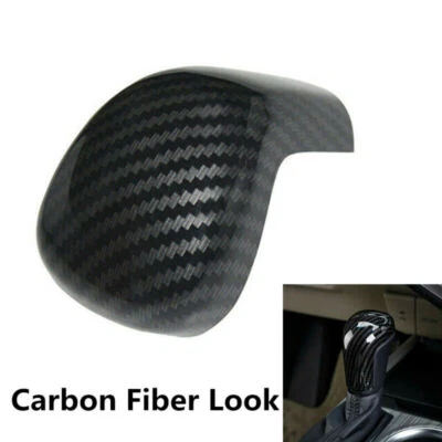Cubierta de perilla de cambio de marchas con aspecto de fibra de carbono para Toyota Camry 2018-2021 Corolla Foto 1 de 4
