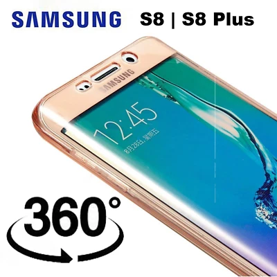 Cover per Samsung S8 S8+ Plus 360° TPU Custodia Fronte Retro Silicone Morbida - Immagine 1 di 4