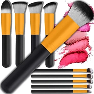 Make Up Set Pinsel Schminkpinsel Professionelle Kosmetikpinsel 10 Stück Retoo - Bild 1 von 16