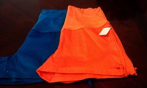SOPHIA JAYNE ORANGE OR BLUE MATERNITY SHORTS PANTS SIZES L AND XL - Picture 1 of 1