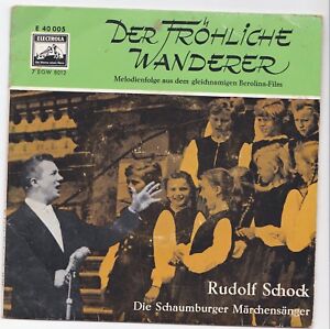  7"Single, Rudolf Schock, Der fröhliche Wanderer 