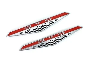 6.5 Litre Front Fender Emblems Set for 1964-1968 GTO Set Liter Badges USA - Picture 1 of 2