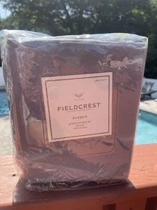 Fieldcrest Classic Queen Bedskirt Pleated Silver 100% Cotton 60x80x17" Drop New - Picture 1 of 7