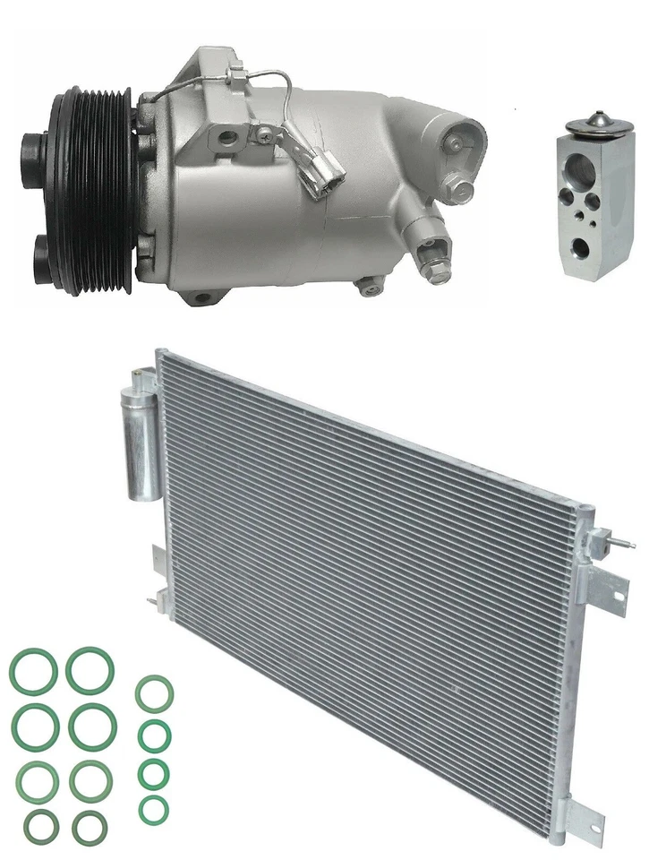 Kit de compressor CA RYC Reman com condensador E096A compatível com Nissan NV2500 4.0L 2012 - Imagem 1 de 4