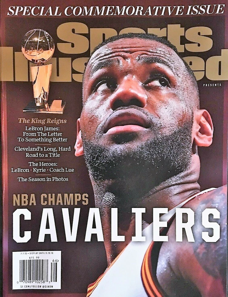Sports Illustrated 2016 especial conmemorativo Cleveland Cavaliers Lebron James Foto 1 de 1