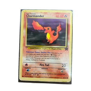 Card Pokémon Error - Team Rocket's Charmander 50/82 (Misprint) Colorless - Picture 1 of 6