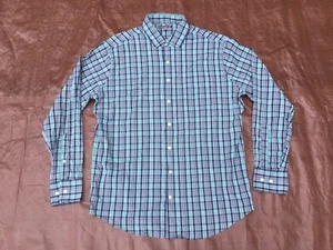 Peter Millar Men's L Summer Comfort Button Down LS Shirt Nylon Golf Performance - Picture 1 of 9