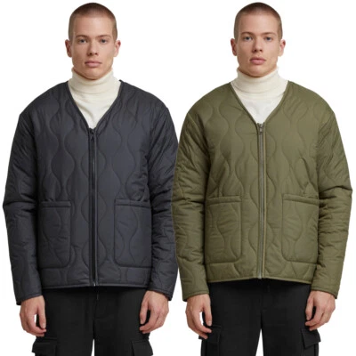 Urban Classics Padded Quilting Jacket Men's Transition Jacket S-5XL New Arrival - Image 1 of 4