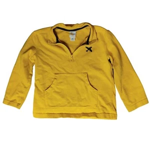 Circo Toddlers Boy's Yellow Long Sleeve Quarter Zip Pullover Sweatshirt 5T - Picture 1 of 3