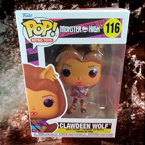 Clawdeen Wolf Funko # 116 (Pluma) Totalmente Nuevo Monster High Clawdeen Wolf Pop. - Imagen 1 de 7